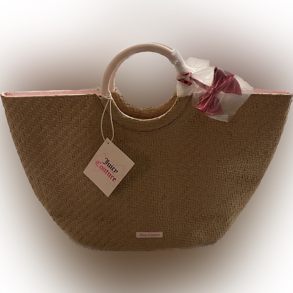Juicy Couture Straw Tote Bag- NWT